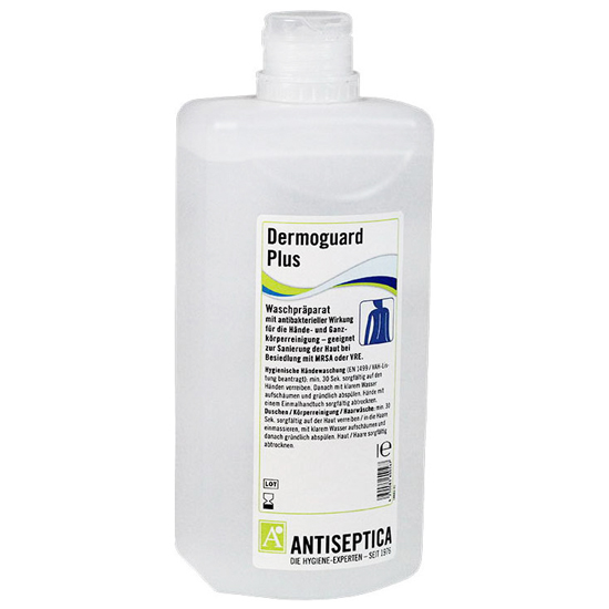 фото: Моющий антисептик для рук Antiseptica Dermoguard Plus 1л