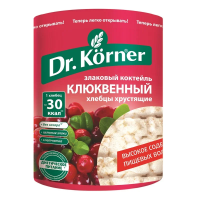 Хлебцы Dr.Korner клюквенные, 100г