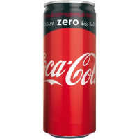 Напиток газированный Coca-Cola Zero 330мл, ж/б