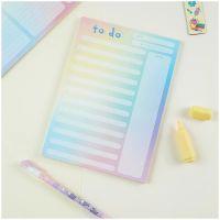 Блок для записей (To Do list) MESHU 14,8*21,0см (А5), 50л., 'Candy color', на склейке