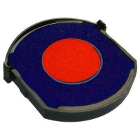 Штемпельная подушка круглая Trodat для Trodat 4642, синяя-красная, 6/4642/2R
