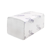 Бумажные полотенца Flypapir Comfort листовые, V-сложения, 1 слой, белые, 250шт, 261350/205-С
