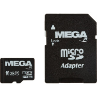 Карта памяти Promega Jet microSDHC, 16Gb, 10/90 мб/с, с адаптером SD