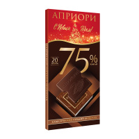 Шоколад Априори горький, 75% какао, 100г