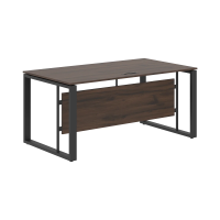 Стол руководителя EST 169 Дуб Денвер темный/Антрацит 1600х900х750 ENIO