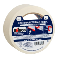 Клейкая лента малярная 48мм х 40м белая, креппированная