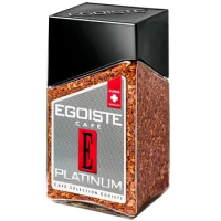 Кофе растворимый Egoiste Platinum 100г, стекло