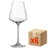 Набор бокалов для вина Crystal Bohemia Cettia, 480мл x 6шт