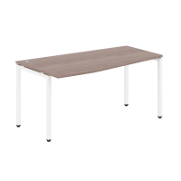 Стол прямой Skyland Xten-S XSCT 169, эргономичный, левый, дуб сонома/белый полуматовый, 1600х900х750мм