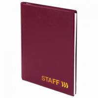 Телефонная книга Staff А5, коричневая, 80 листов, ПВХ