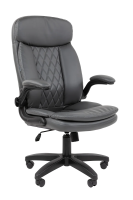 Офисное кресло Chairman 533 Россия экокожа серый