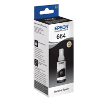 Чернила EPSON (C13T66414A) для СНПЧ Epson L100/L110/L200/L210/L300/L456/L550, черные, оригинальные