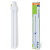 Лампа люминесцентная Osram Dulux S 11Вт, G23, 4000К, холодный белый свет, U-образная