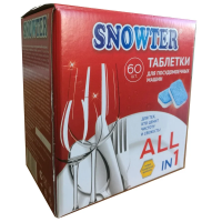 Таблетки для ПММ Snowter All in 1 60шт