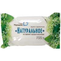 Мыло туалетное Меридиан 'Натуральное', 100г, флоу-пак