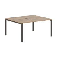 Стол 2-х местный EUWST 1513 Дуб Денвер светлый/Мокко 1560х1346х750 EDIS