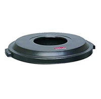 Крышка для мусорного контейнера Rubbermaid Artium 121.1л, черная, FG9W1300BLA