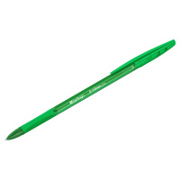 Шариковая ручка Berlingo Tribase grip зеленая, 1мм