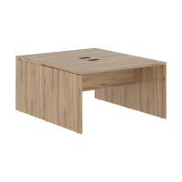 Стол двойной ED2ST 1380 Дуб Денвер светлый/Черный 1360х1606х750 EDIS