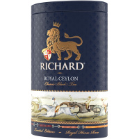 Чай Richard Royal Ceylon, черный, листовой, 80г, ж/б