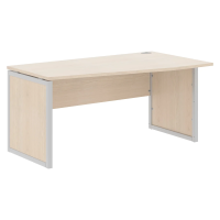 Стол эргономичный XQPCT 169(R) Бук Тиара/Алюминий 1600х900х750 XTEN-QP