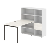 Рабочая станция EURST 1213 Ясень Траун/Мокко 1790х1250х1355 EDIS