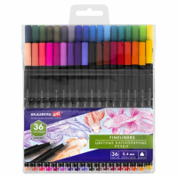 Набор ручек капиллярных Brauberg Art Classic 36 цветов, 0.4мм