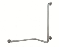 Поручень Nofer угловой 3 точки опоры правый нержавеющая сталь, глянцевый, 15050.B