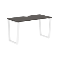 Стол прямой EVST 1367 Мокко/Белый 1360х670х750 EDIS