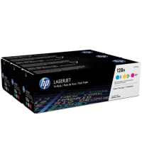 Картридж лазерный HP (CF371AM) LaserJet Pro CM1415/CP1525, оригинальный, КОМПЛЕКТ 3 цвета CMY, ресур