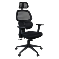 Кресло руководителя Helmi HL-E36 'Support', ткань черная