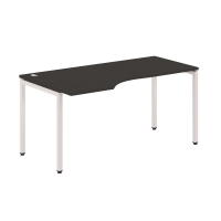 Стол эргономичный XSCET 169(L) Дуб Юкон Модерн/Алюминий 1600х700/900х750 XTEN-S