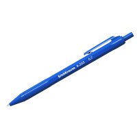 Шариковая ручка автоматическая Erich Krause R-035 синяя, 0.7мм, синий корпус