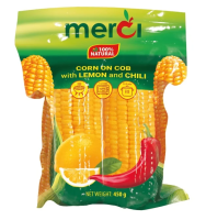 Кукуруза вареная целая с перцем чили и лимоном, 450г