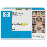 Картридж лазерный HP (Q6462A) ColorLaserJet CM4730, желтый, оригинальный, ресурс 12000 стр.