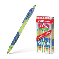 Ручка шариковая автоматическая ErichKrause XR-30 Spring, синяя