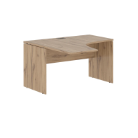 Стол эргономичный EDCET 1313(L) Дуб Денвер светлый/Мокко 1360х1360х750 EDIS