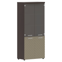 Шкаф комбинированный с топом TLHC 85.2 Капучино/Венге Магия Z 856х450х1968 TORR LUX