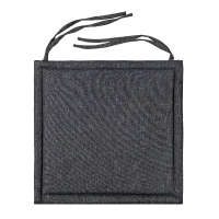 Tarrington House Сидушка рогожка графит, 40 x 40см