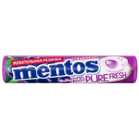 Жевательная резинка Mentos Pure fresh Виноград, 15.5г