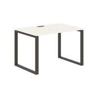 Стол прямой EQST 1180 Ясень Траун/Мокко 1160х800х750 EDIS