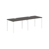 Стол 2-х местный EUWST 2380 Мокко/Белый 2326х800х750 EDIS
