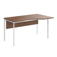 Стол прямой Skyland Imago-S СА-1SD, эргономичный, правый, ясень шимо/белый полуматовый, 1600х900х755мм