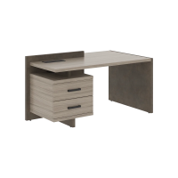 Стол СФ-531331 Дрифтвуд \Бетон чикаго тем\Графит\Бетон чикаго тем\Дрифтвуд 1600х961х840 WOOD&STONE