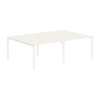 Стол 4-х местный EUWST 2316 Ясень Траун/Белый 2326х1606х750 EDIS