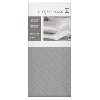 Tarrington House Наволочка светло-серая перкаль, 70 x 70см