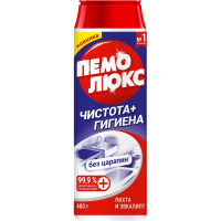 Универсальное чистящее средство ПЕМОЛЮКС порошок Чистота + Гигиена 480г