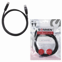 Патч-корд Sonnen UTP 5E RJ-45, 1м