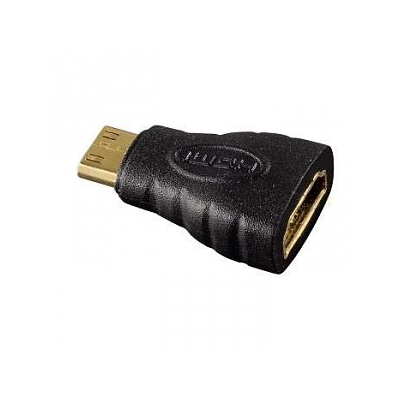 фото: Адаптер Hama HDMI-mini-HDMI (m-f) черный, H-39861