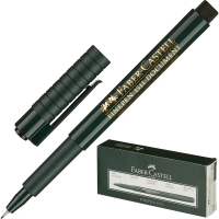 Ручка капиллярная Faber-Castell Finepen черная, 0.4мм, FC151199